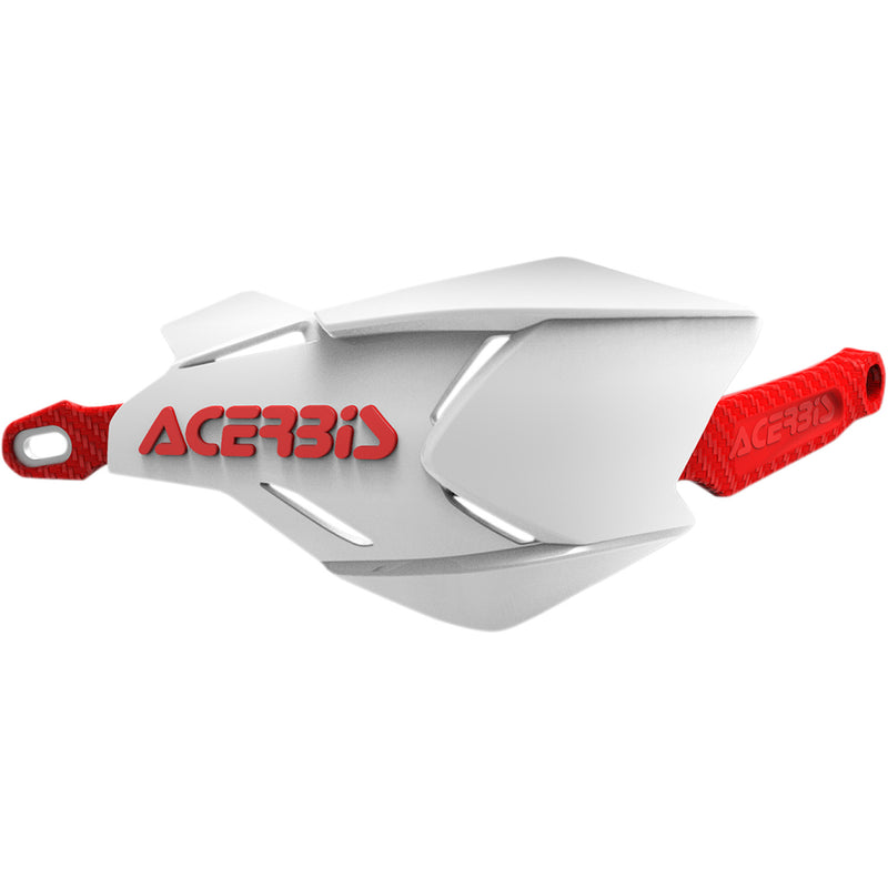 Acerbis Handguards - X-Factory - White/Red 2634661030