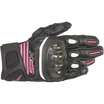 ALPINESTARS Stella SPX AC V2 Gloves - Black/Fuchsia - XS 3517319-1039-XS