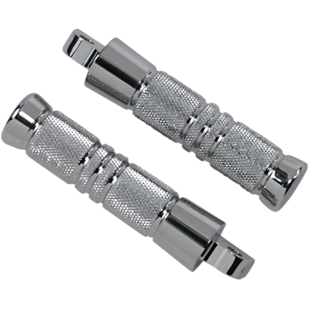ACCUTRONIX Knurled Footpegs - Male Mount RP111-KGC