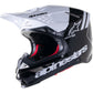 ALPINESTARS Supertech M8 Helmet - Radium 2 - MIPS? - Gloss Black/White - XS 8301523-12-XS