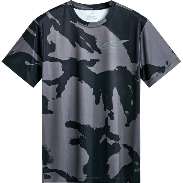 Alpinestars Performance Short-Sleeve T-Shirt - Black/Camo - Medium 1214-70020-160-M