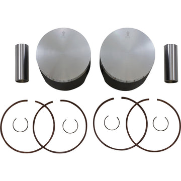 WOSSNER Piston Kit - 75.87 mm - Ski Doo | Lynx K7046DA-2