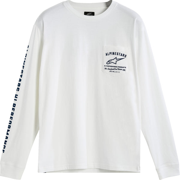 Alpinestars REP Long-Sleeve T-Shirt - White - Large 12337140020L