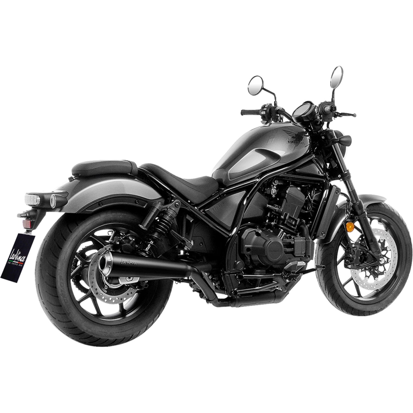 Leovince Classic Slip-On Muffler - Black 15009FBU | Mufflers For Street | Leovince