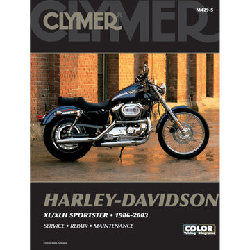 CLYMER Manual - Harley-Davidson - XL / XLH Sportster '86-'03 CM4295