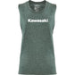 FACTORY EFFEX Women's Kawasaki Muscle Tank Top - Heather Forest Green - Medium 27-87152
