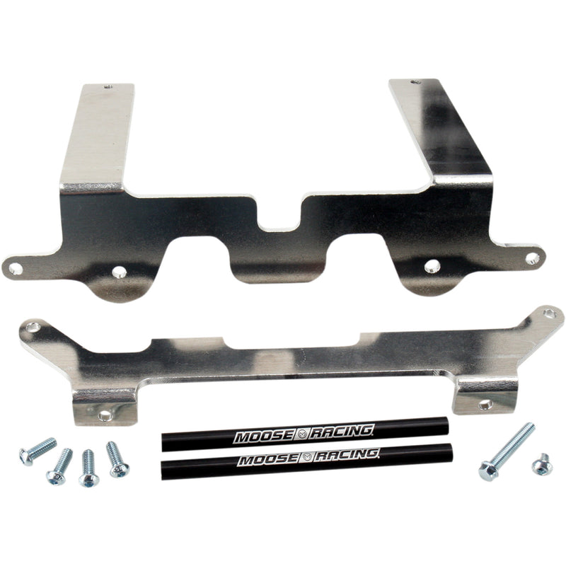 Moose Racing Radiator Braces - Silver - Yamaha 11-1531