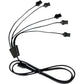 Custom Dynamics ProGLOW* Wire Extension - 44" - 5-Way Splitter PG-EXT-44