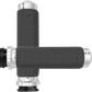 Avon Grips Vibration Dampening Memory Foam Grips - Small - TBW - Chrome MF-63-CH-FLY
