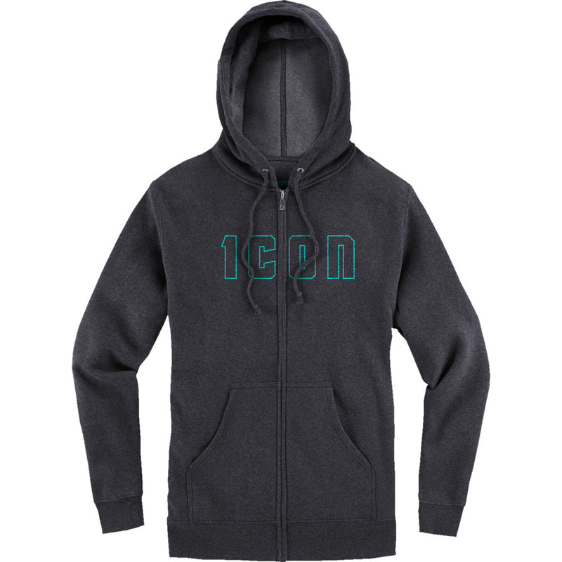 ICON Women's Kat Stevens* Hoodie - Charcoal - XS 3051-1209