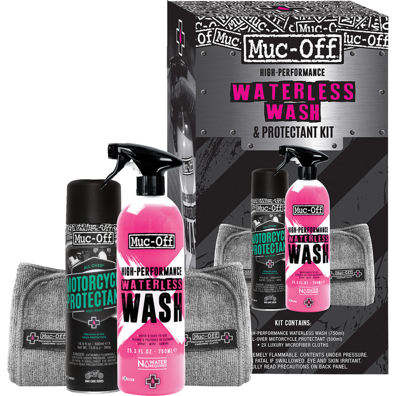 MUC-OFF USA Motorcycle Waterless Wash & Protectant Kit 20029US