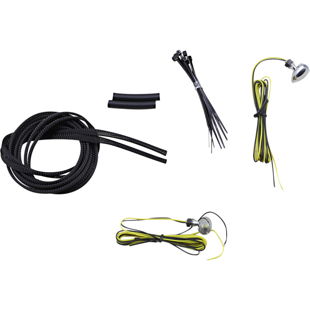 Custom Dynamics Micro Turn Signals - Amber -Chrome CD-MICRO-A-C