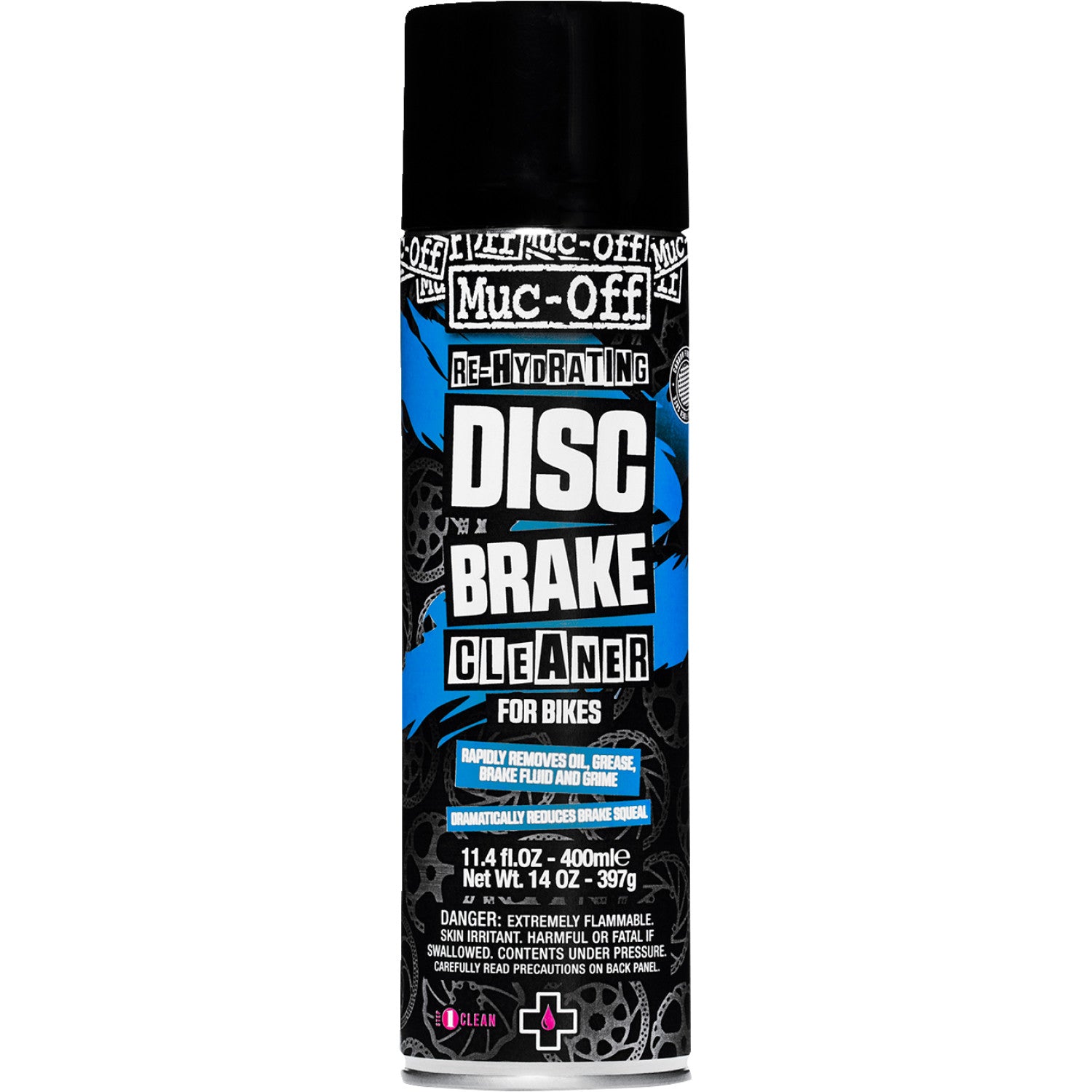 MUC-OFF USA E-Bike Disc Brake Cleaner - 400 ml - Aerosol 913US