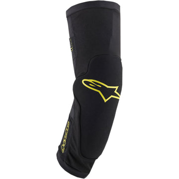 ALPINESTARS Paragon Plus Knee Guards - Black/Yellow - Medium 1652419-1047-MD