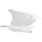 POLISPORT Side Panels - OEM White - KX 85/100 8607100002 by Polisport