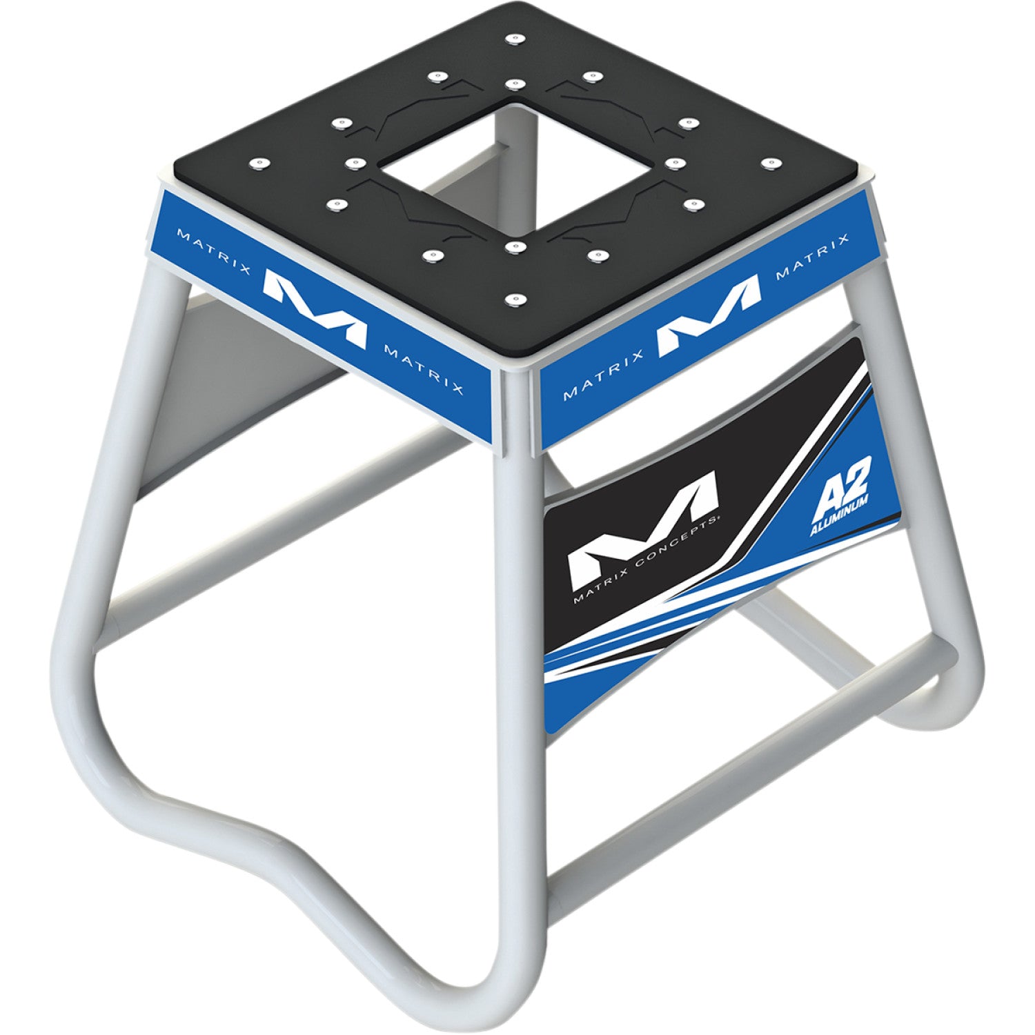 MATRIX CONCEPTS,LLC A2 Stand - Aluminum - Blue/White A2 103