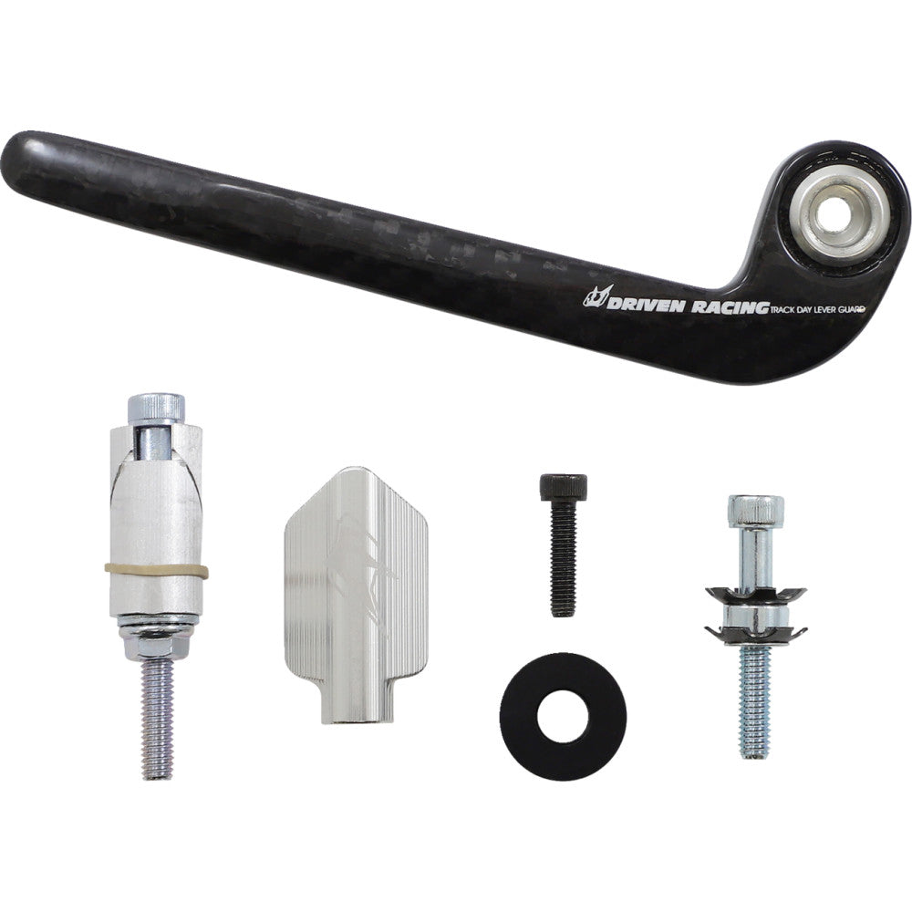 DRIVEN RACING Lever Guard - Carbon Fiber - Clutch - Silver DCTDLG-2-SL