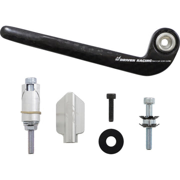 DRIVEN RACING Lever Guard - Carbon Fiber - Clutch - Silver DCTDLG-2-SL