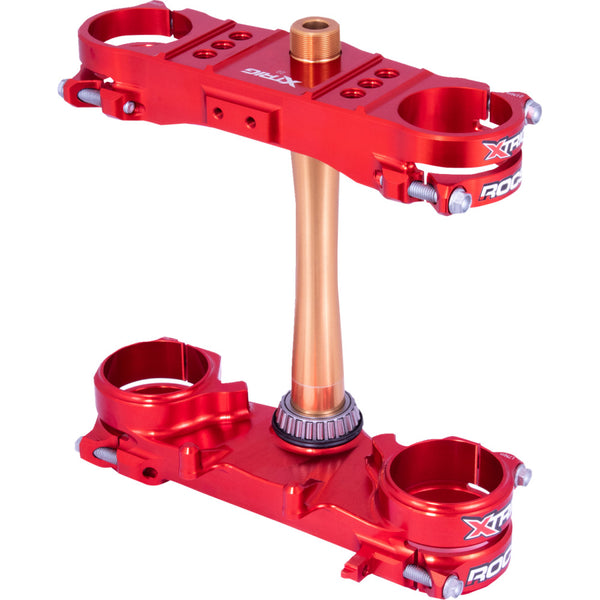 Xtrig Triple Clamp - 22 mm - Red 501330101401