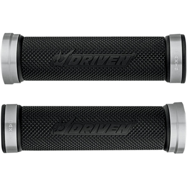 Driven Racing D-Axis Grips - Silver/Black DXG-SL