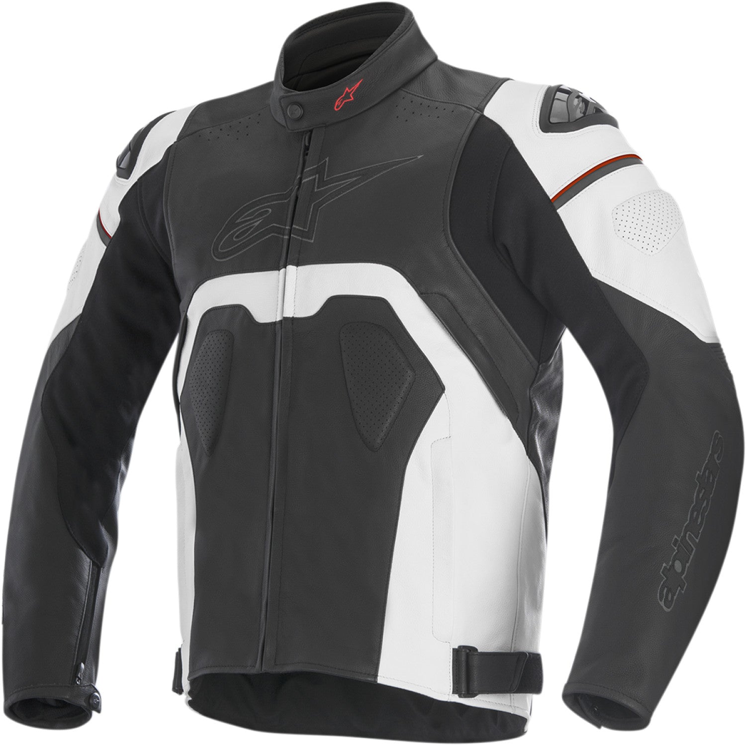 ALPINESTARS Core Leather Jacket - Black/White - US 40 / EU 50 3101316-12-50