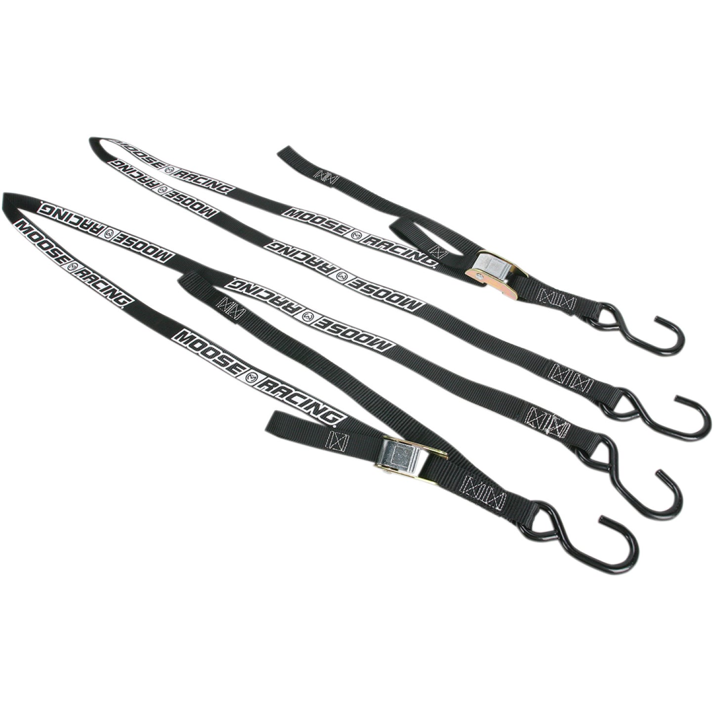 Moose Racing Soft-Tie Tie-Downs - Black 3920-0302