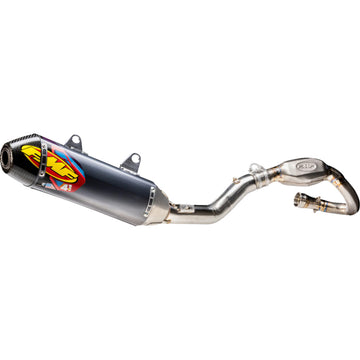FMF Factory 4.1 RCT Exhaust System with Carbon Cap - MegaBomb Header - Stainless Steel - KX 250 042413