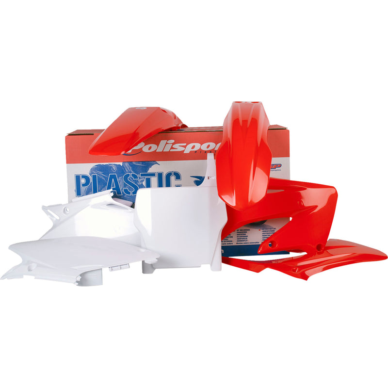 POLISPORT Body Kit - OEM Red/White - CR 125R/250R 90082 by Polisport