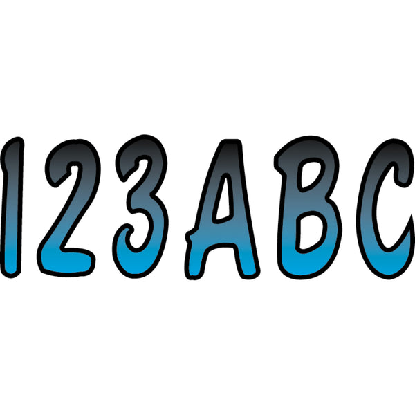 Hardline I.D. Sticker Kit - 200 Series - Blue Gradation BJBKG200