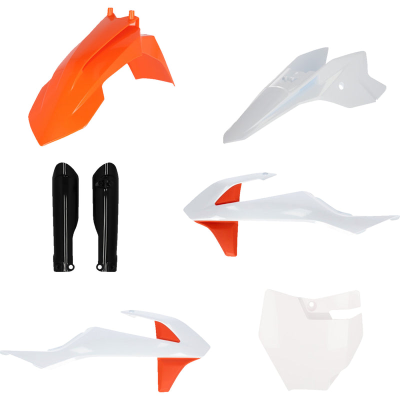 Acerbis Full Replacement Body Kit - OEM '21 Black/White/Orange 2980587118