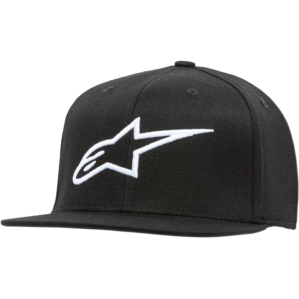 Alpinestars Ageless Flat Bill Hat - Black/White - Small/Medium 1035810151020SM