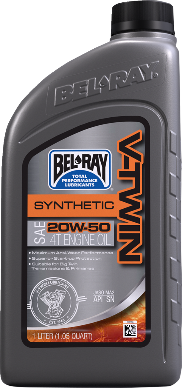 Bel-Ray V-Twin Synthetic Oil - 20W-50 - 1L 303133150160