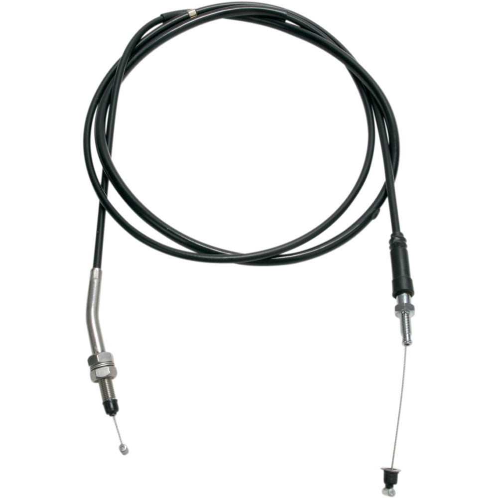 WSM Black Vinyl Throttle Cable - Kawasaki 002-032-01