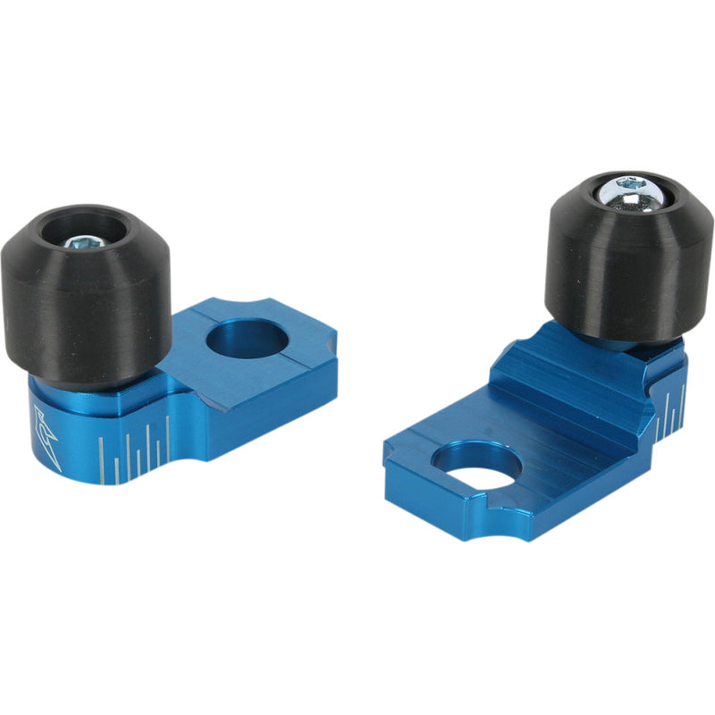 DRIVEN RACING Axle Block Sliders - Kawasaki ZX-10R - Blue DRAX-105-BL