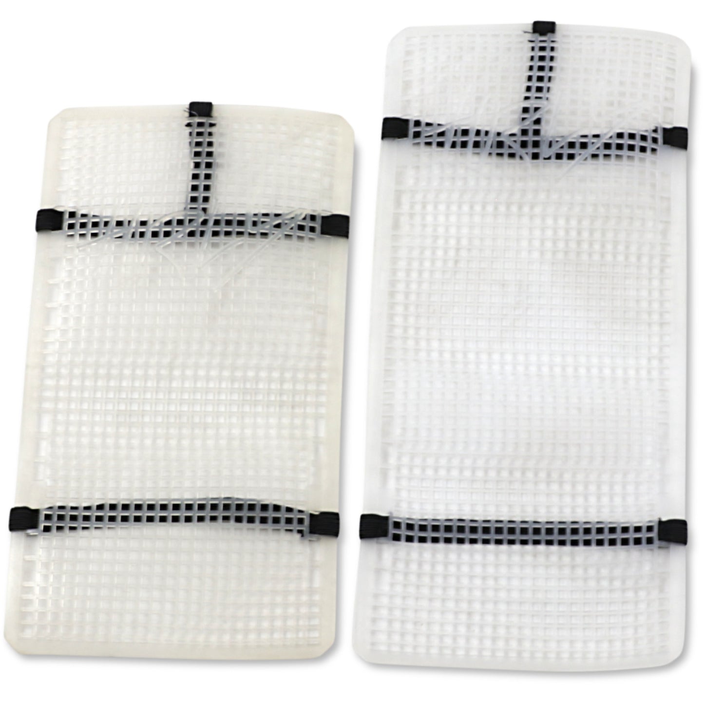 Moose Racing Mud Radiator Cover - White - Suzuki HPRMUDRMZ2504TM