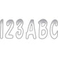 Hardline I.D. Sticker Kit - 200 Series - White Gradation WHSIG200 | Stickers Decals