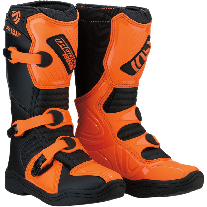 Moose Racing M1.3 Boots - Black/Orange - Size 3 3411-0439