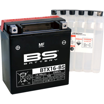BS Battery Battery - BTX16-BS (YTX) 300609