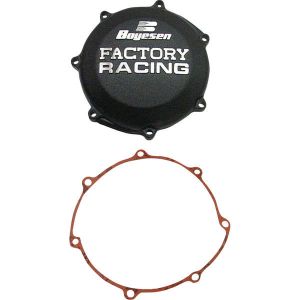 Boyesen Clutch Cover - Black - Yamaha CC-37B