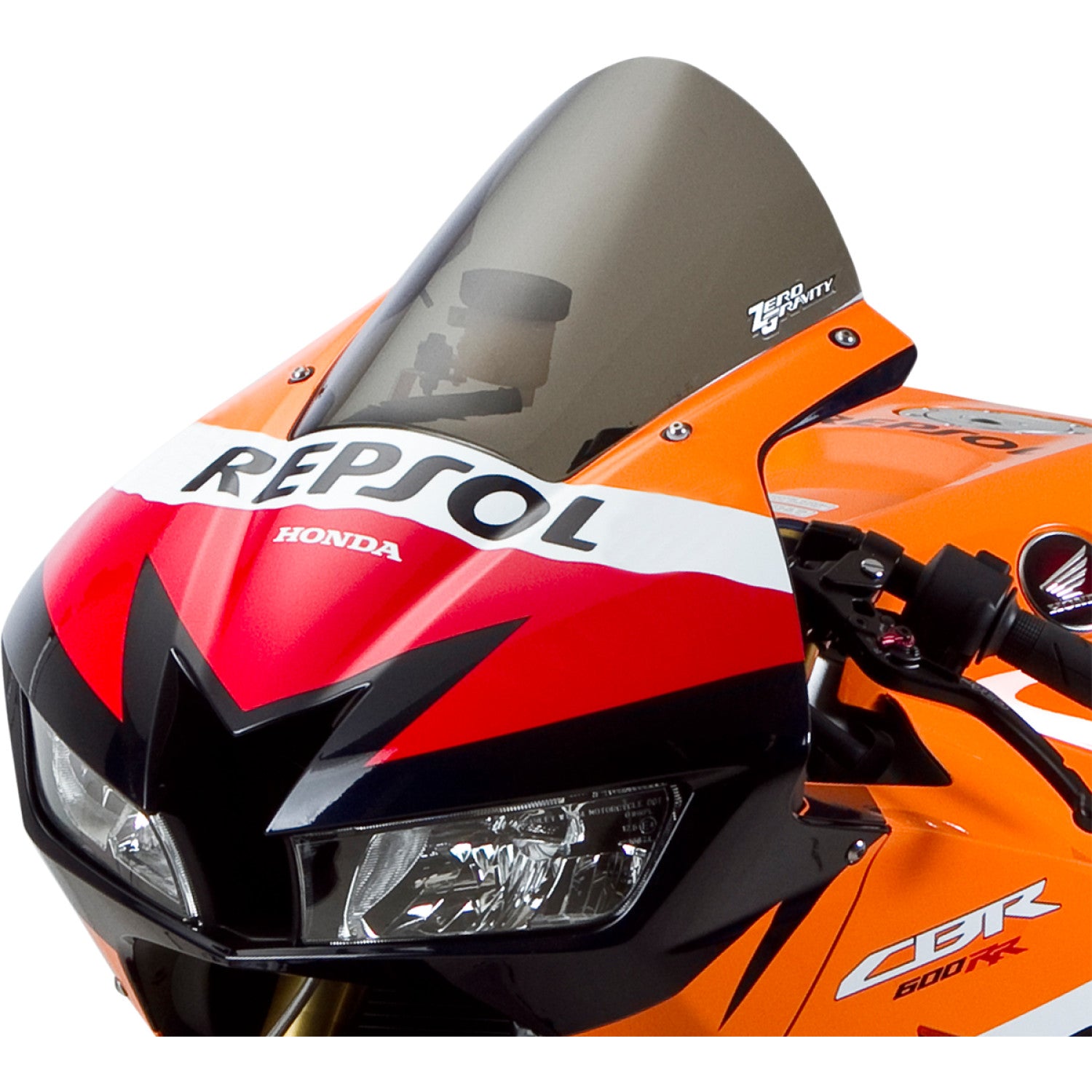 ZERO GRAVITY Corsa Windscreen - Smoke - 600RR 24-408-02 by ZERO GRAVITY