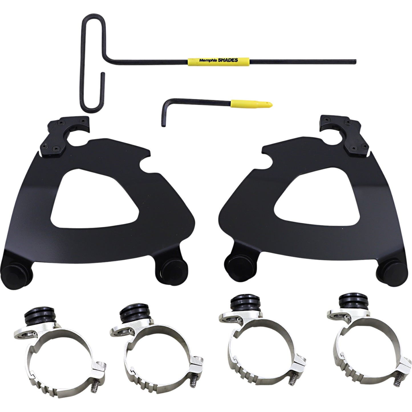 Memphis Shades Gauntlet Mounting Kit - Black - XL MEB2057