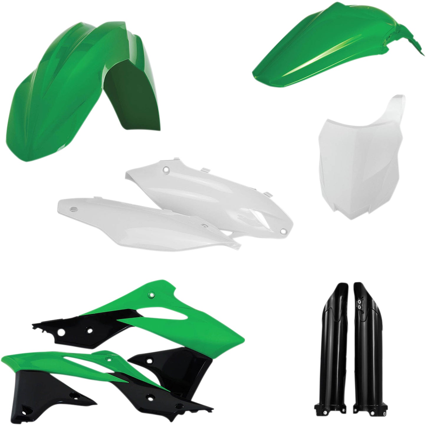 ACERBIS Full Replacement Body Kit - OE '16 Green/White/Black 2314185135