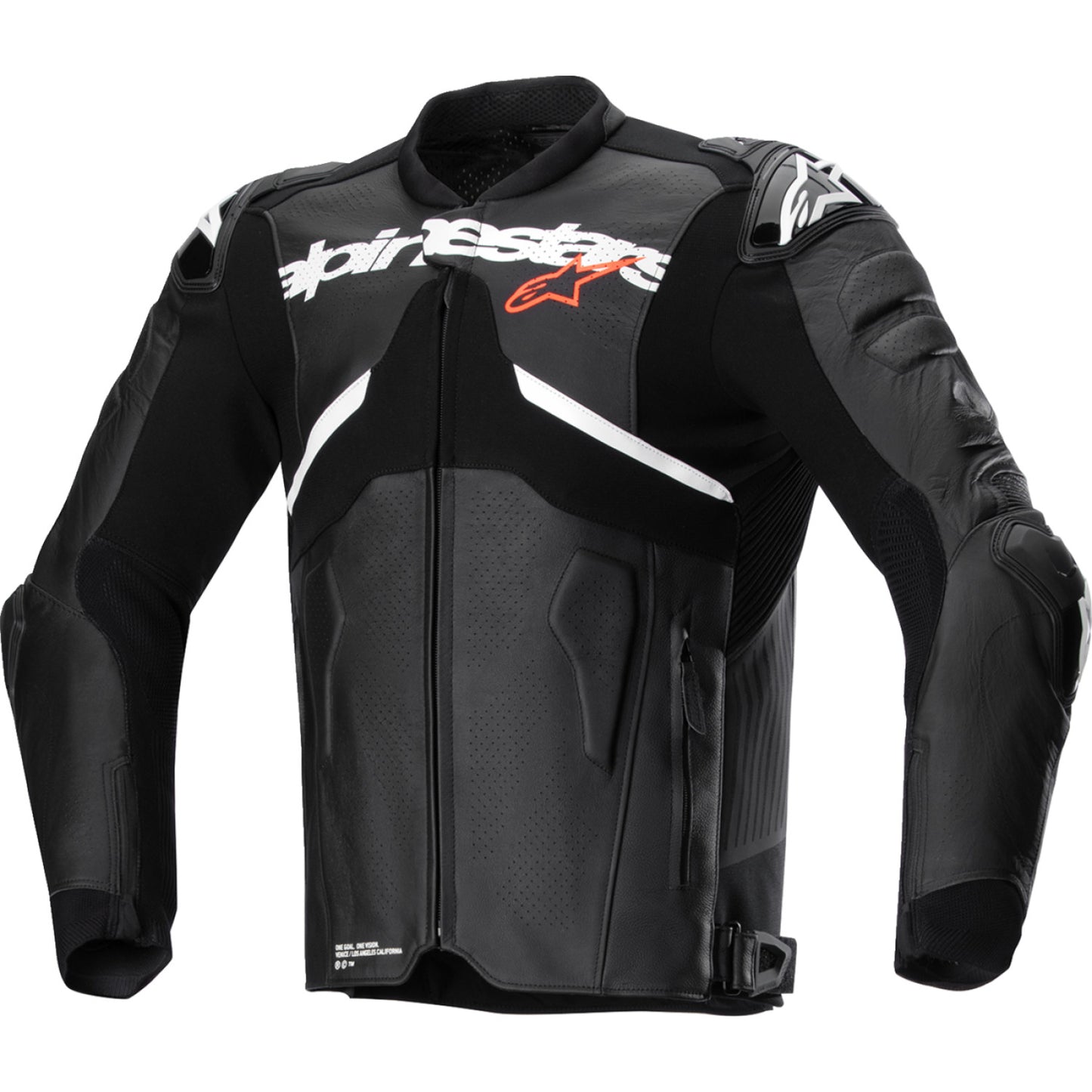 ALPINESTARS Atem v5 Leather Jacket - Black/White - US 48 / EU 58 3106524-12-58