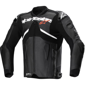 ALPINESTARS Atem v5 Leather Jacket - Black/White - US 40 / EU 50 3106524-12-50