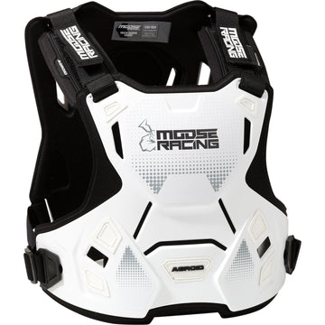 Moose Racing Youth Agroid* Chest Guard - White - S/M 2701-1118
