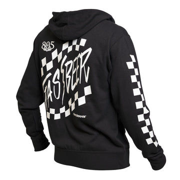 Fasthouse 805; Gassed Up Hooded Zip Up Black - 2X Large