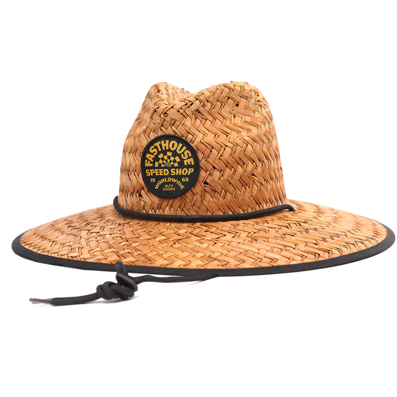 Fasthouse Deco Straw Hat Dark Natural