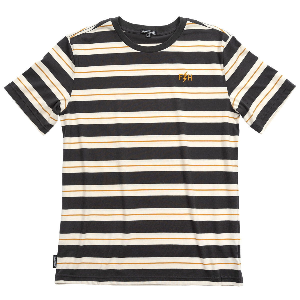 Defector Stripe Tee - Natural/Black