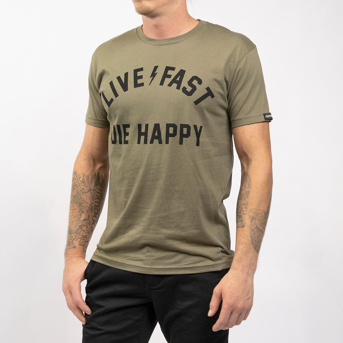 Die Happy Tee - Military Green