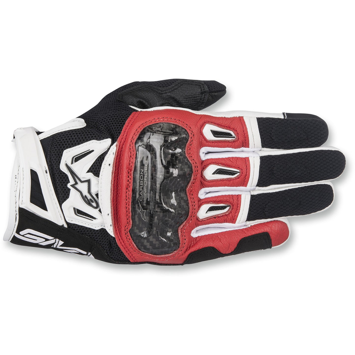 ALPINESTARS SMX-2 Air Carbon V2 Gloves - Black/Red/White - Small 3567717-132-S